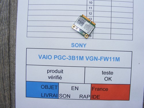 Carte wifi pour sony vaio - carte,