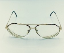 Carrera Vintage Glasses Luxusmarken Metal Large Pilotform Brown Gold 60*13*135