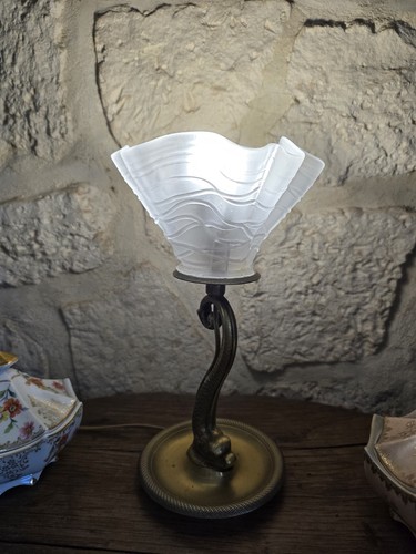 Lampe table pied laiton - pied, et