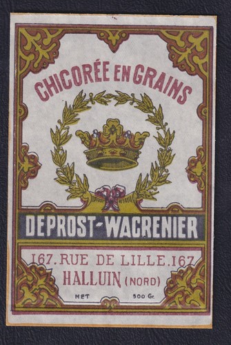 Ancienne étiquette chicorée - ancienne,