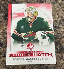 2024-25 SP Authentic Red Limited Future Watch Jesper Wallstedt #103 RC