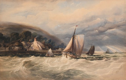 Aquarelle marine william arnee - marine,