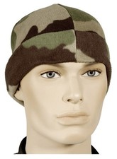 French Army Camouflaged Fleece Hat Central Europe
