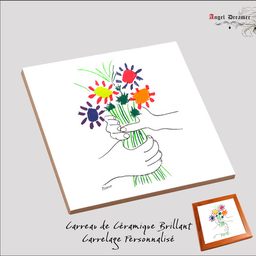 Carrelage imprimé picasso - imprimé,