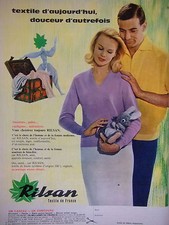 PUBLICITÉ 1960 RILSAN TEXTILE