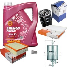 Mahle Inspection Set 5L mannol 5W-30 Energy Premium pour , Audi A4 Cabriolet