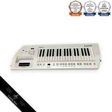 Roland Lucina AX-09 37-Key Keytar Shoulder Keyboard Synthesizer AX09 Pearl White