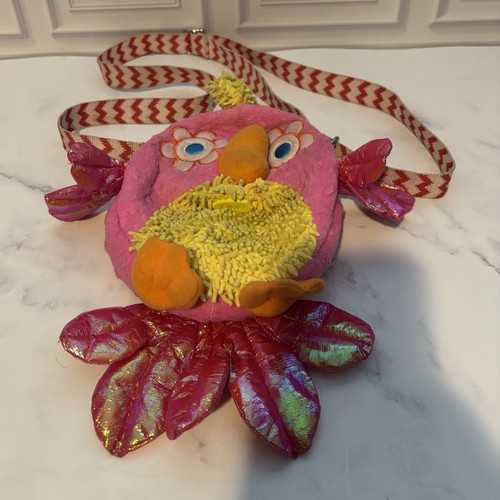 Rare oilily pink bird - pink,