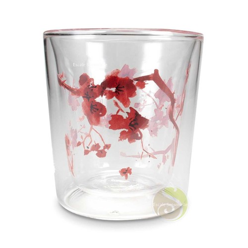 Verre double paroi fleurs - , de
