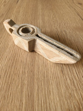 Antique Stone Channel Oil Lamp.