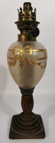 Ancienne lampe pétrole - lampe,