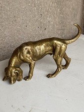 bronze animalier Ancien ,  Chien En Bronze Début Xxeme