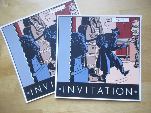 Lot invitation edgar p - x2,