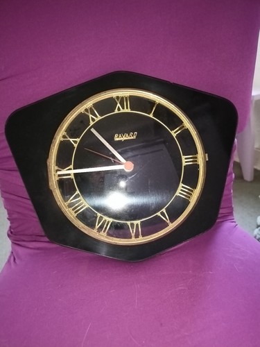 Horloge pendule bayard noire - horloge,