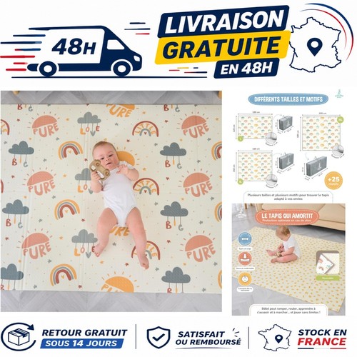 Tapis éveil bébé pliable - tapis,