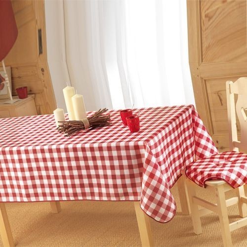 Nappe vichy 1m50 anti tache - nappe, 3m/1m50