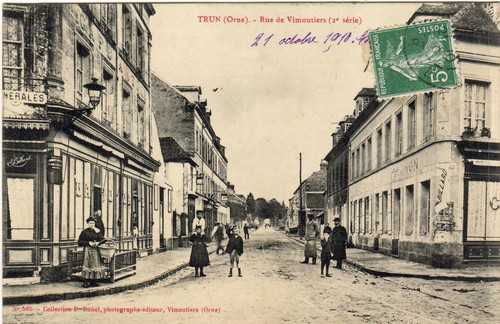 Cpa normandie orne trun - 61,