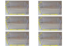 6 Couvercle (Boite) Vitrine Show Case pour Miniatures 1/24 Neuf D'origine