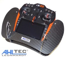 Ahltec Émetteur pour Spektrum iX20 En Réel Carbone - Pliable Bride