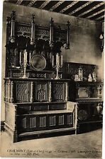 Old postcard Chaumont-Chateau-Dining room-dresser eu chene (189420)
