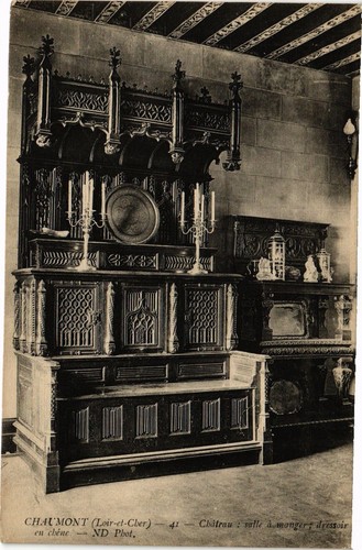 Cpa chaumont chateau salle - chaumont-chateau-salle, a