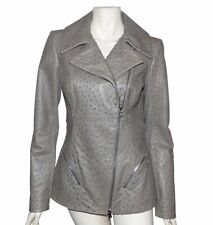 JITROIS VESTE EN CUIR AUTRUCHE - Ostrich leather jacket