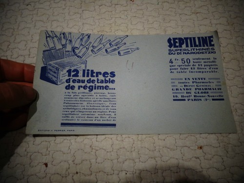 Antique blotter septiline - blotter,