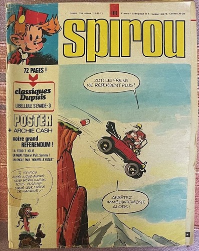 Hebdo spirou 1810 1972 - hebdo,