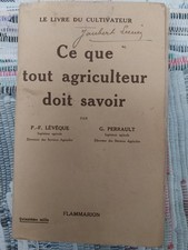 CE QUE TOUT AGRICULTEUR DOIT