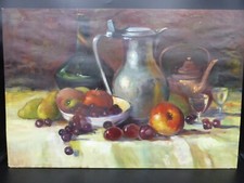 Huile sur papier/Nature Morte