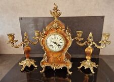 LOUIS XV MID 19TH CENTURY STYLE PENDULUM POSTER SIGNED LEROY