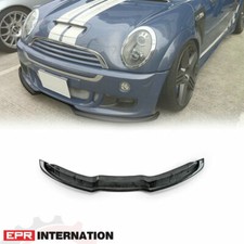 Fit For Mini Cooper 03-07 R53 DG1 Style Carbon Glossy  front lip Under spoiler