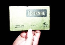 Ostende Belgium Antique 10-Postcard Book Cartes Vues Detachables