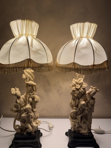 Lot lampes table vintage - 2,