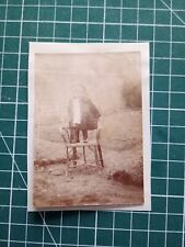 az205 albuminated photo circa 1920 baby garden chair