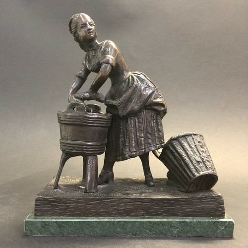 Bronze lingère h - lingère, »,