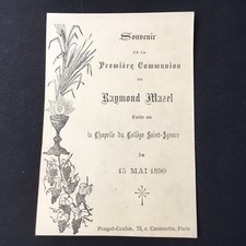 Souvenir 1ere Communion