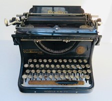 ANTIQUE CONTIN TYPEWRITER, CONTININSOUZA, MOD A No. 24