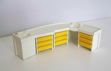 PLAYMOBIL (Y1130) HOSPITAL - Dentist Work Plan & Drawers 3762 Incomplete Yellow