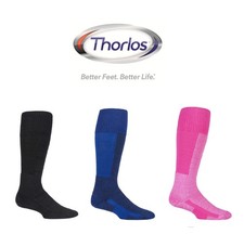 Ski Socks with Wool THORLOS Thick Long Cushion Maximum Protection Skiing- 1 Pack