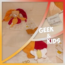 Toise Blanket and Company - Bear - Red Orange - Flower Petals - King's Madman - R