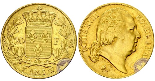 Monnaie francs louis - monnaie,