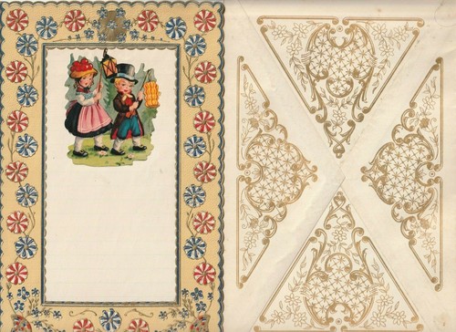 Rare ancien chromo decoupis - ancien,