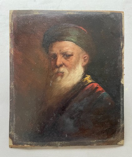 Portrait oriental huile sur - portrait, d'oriental,