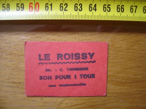 Jeton carton billet ticket - carton,