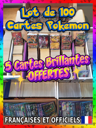 Lot de 100 - , cartes