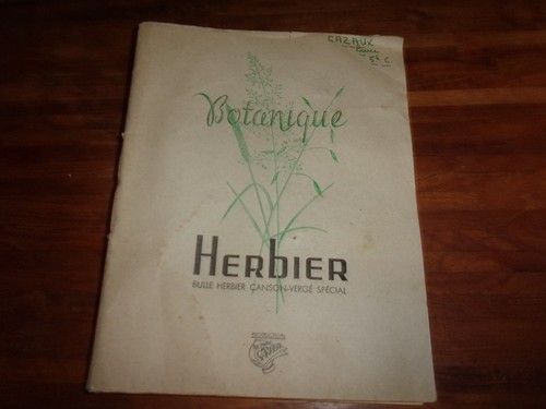 Joli herbier écoliére des - d,