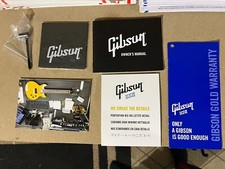 Gibson Les Paul Case Candy Manual Blank Warranty & Checklist Wrench Cloth