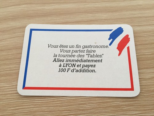 Carte hasard fin - , gastronome