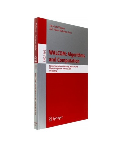 Walcom algorithms and - walcom:,